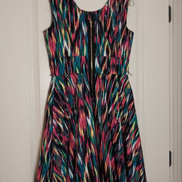 Calvin Klein Multicolor Abstract Dress - Picture 4 of 8